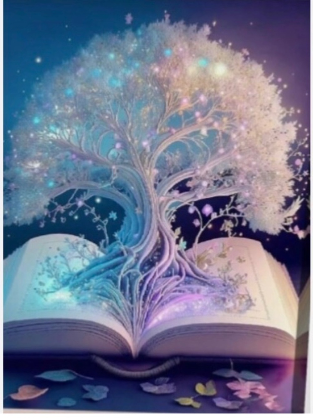 Paint by Numbers Kit for Adults- Book Tree Adult